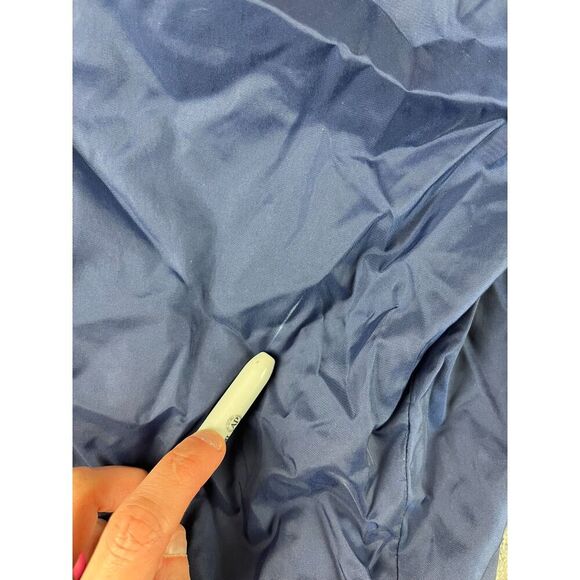 Adidas Y2K Tearaway Span Button Lined Track Pants Nylon Blue Trefoil Men's L - Picture 9 of 16